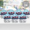 Big Dot of Happiness Railroad Party Crossing DIY Steam Train Birthday Party or Baby Shower Clear Goodie Favor Bag Labels Candy Bags with Toppers 24 Ct - 2 of 4