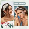 Unique Bargains Women's Color Block Satin Wide Headband 1.97" Width 1 Pc - 2 of 4