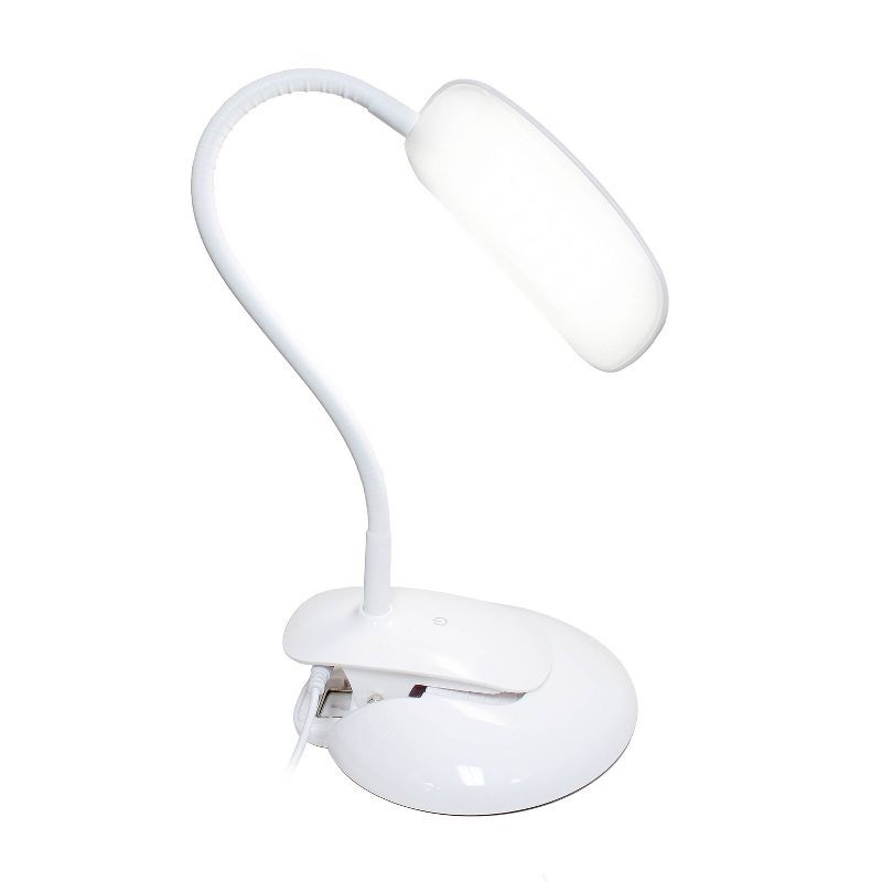 LED Flexi Rounded Clip Light Table Lamp (Includes LED Light Bulb) - Simple Designs, 2 of 12