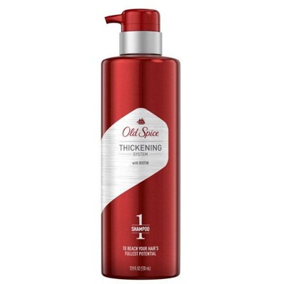 Old Spice Thickening System Shampoo for Men Infused with Biotin - 17.9 fl oz