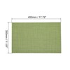 Unique Bargains PVC Heat Resistant Washable Non-slip Placemat - 2 of 4