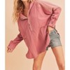 Women's Corduroy Contrast Pullover - AEMI + CO - 3 of 3