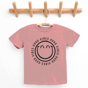 The Juniper Shop SmileyWorld Good Vibes Outline Youth Short Sleeve Tee - 1 of 4