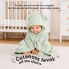 KeaBabies 2pk Snuggle Baby Towels with Hood for Newborn Girls, Boys, Toddlers, Soft & Absorbent Hooded Baby Bath Towels - 2 of 4