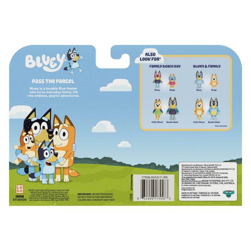 Bluey Pass the Parcel Figures - 4pk, 4 of 9