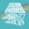 Womens Star Wars Retro 77 Millennium Falcon Stripes Racerback Tank - 2 of 4