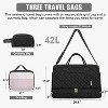 Weekender Bag for Women, Duffle with Shoe Compartment, Wet Toiletry Pocket, Hospital Travel Bag - 2 of 4
