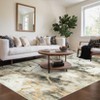 Washable Runner Rug – Modern Non-Slip Abstract Marbled Indoor Carpet for Kitchen, Hallway, Bathroom - 2 of 4
