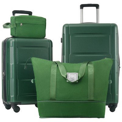 YONWAY Luggage sets, Expanable Spinner Wheel, ABS Lightweight Suitcase with TSA Lock