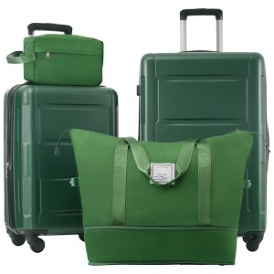 YONWAY Luggage sets, Expanable Spinner Wheel, ABS Lightweight Suitcase with TSA Lock - 1 of 4