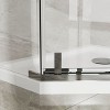 Lirago 36"x36"x72" Corner Frameless Shower Door-Chrome Tempered Glass 304 Stainless Steel Easy-Clean Reversible - 4 of 4