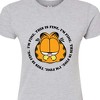 Women's - Garfield - I'm Fine This Is Fine Fitted Graphic T-Shirt - 2 of 3