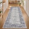 Coolmee Washable Area Rug Antique Distressed Rugs for Living Room Vintage Non Slip Modern Bedroom Carpet Stain Resistant Rug - 3 of 4