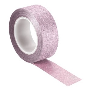 Unique Bargains Self-Adhesive Decorative Gift Wrapping Craft Glitter Tape - 1 of 4