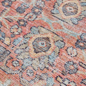 Hauteloom Urpi Rose & Blue Washable Area Rug - 1 of 4