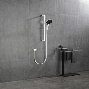 SEVOBAL Shower Faucets, Height-Adjustable Handheld Shower System with Slide Bar and Extended Hose for Versatile Bathroom Use, White, 30"*6.9"*4.6" - 1 of 4