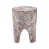 Meridian Furniture,Foligno Marble Finish Concrete End Table - 4 of 4