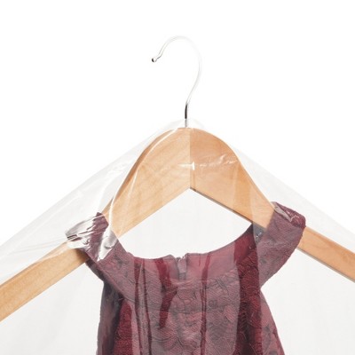 Clear Plastic Garment Bags for Long Dresses and Suits, 72 Inch