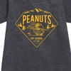 - Peanuts - Ski School Graphic Short Sleeve Fleece Dress - 2 of 4
