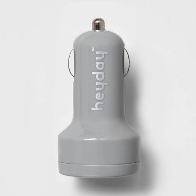 heyday™ 2-Port USB (2.1A/1A) Car Charger - Wild Dove