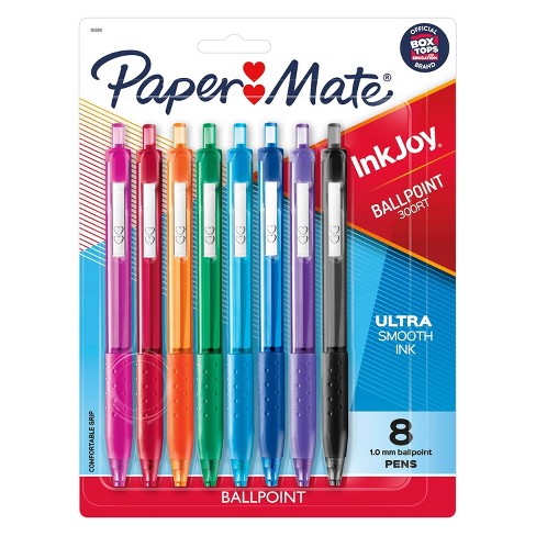 8pk Ballpoint Pens Inkjoy 300rt 1 0mm Multicolored Papermate Target
