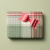 12pc Paper Bow Gift Toppers Reds/Greens/Plaid - Hearth & Hand™ with Magnolia - 3 of 3