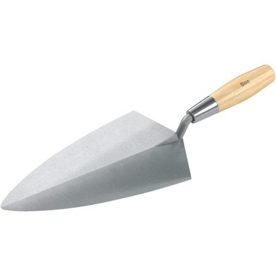 Bon Tool 72-652 Brick Trowel Forged 12-inch Philadelphia Wood Handle