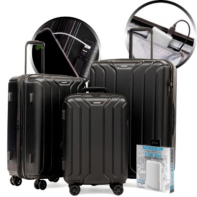 VERAGE 20/24 in. Blue Suitcases Sets with Spinner Wheels