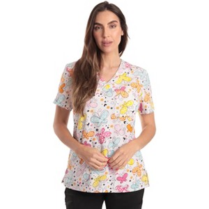 Just Love Women's Scrub Tops / Holiday Scrubs / Nursing Scrubs for Christmas - 1 of 3