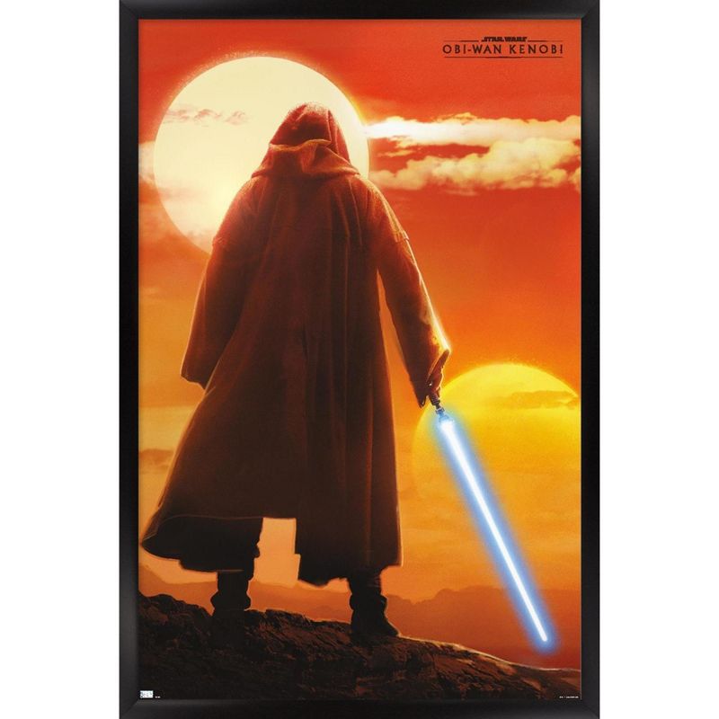 Trends International Star Wars: Obi-Wan Kenobi - Two Suns Framed Wall Poster Prints, 1 of 7