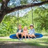 Safstar 60" Saucer Tree Swing Surf Outdoor Adjustable Kids Giant Oval Platform Swing Set - 2 of 4