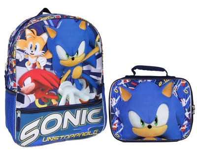 Sonic the hedgehog backpack set sale