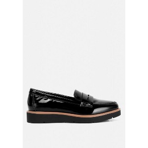 Sinclair Patent Faux Leather Heeled Loafers Women - 1 of 4