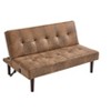 Ridstar Foldable Sofa Bed with Charging Port For Living Room & Bedroom-Brown - 2 of 4