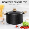 MICHELANGELO Stock Pot with Lid, Large Pot for Cooking, Nonstick Cooking Pot with Healthy Coating, Non Stick Soup Pot Induction Compatible - 2 of 4