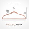 QingMoon Velvet Hanger, Ultra Thin Non Slip Hangers, Strong and Durable Hold Up to 10 Lbs with Swivel Hook for Shirts, Dress and Pant - 4 of 4