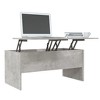 vidaXL Coffee Table Concrete gray Engineered wood Medium - 4 of 4