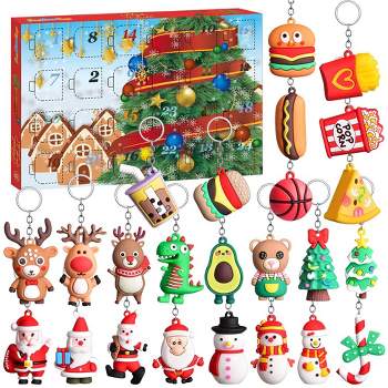 Fun Little Toys 24 PCS Keychains Christmas 2022 Advent Calendar