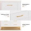 Dresser for Bedroom, Wood Dressers & Chests of Drawers, 6 Drawer Dresser, Modern Dresser for Closet, TV Stand, Storage Cabinet, Entryway - 3 of 4