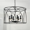 Capital Lighting Amara 6 - Light Pendant in  Matte Black/Brass - image 2 of 4