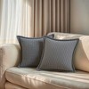 REGALWOVEN Fade-Resistant Houndstooth Decorative Soft Cozy Throw Pillow Covers 2 Pcs - 2 of 4