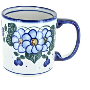 Blue Rose Polish Pottery WR Unikat Mug - 1 of 1