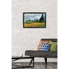 Trends International Wheat Field with Cypresses Framed Wall Poster Prints - 2 of 4