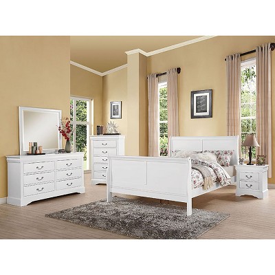 Elegant White 2-Drawer Nightstand by Gulches ¨C Stylish Storage for Your Bedroom