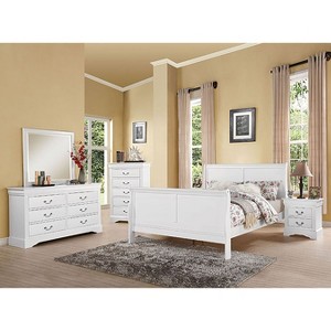 Elegant White 2-Drawer Nightstand by Gulches ¨C Stylish Storage for Your Bedroom - 1 of 4