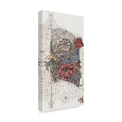William Morris Floral Pattern Studies VI Vertical Canvas Art