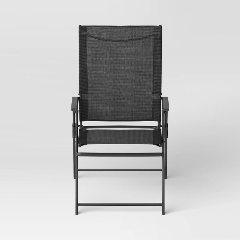 Sling Folding Chair - Black - Room Essentials&#8482;, 3 of 8