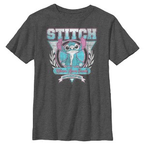 Boys Lilo & Stitch Retro Triangle Stitch T Shirt - 1 of 4