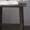 Emma and Oliver Solid Wood Farmhouse Trestle End Table - image 4 of 4