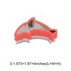 Unique Bargains Biscuit Cutter Medium Dolphin Cookie Cutter Hand Washable Stainless Steel Plastic 3.4"x2"1.6" 1Pcs - 3 of 4